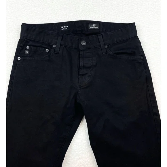 AG • The Tellis Black Modern Slim Jeans